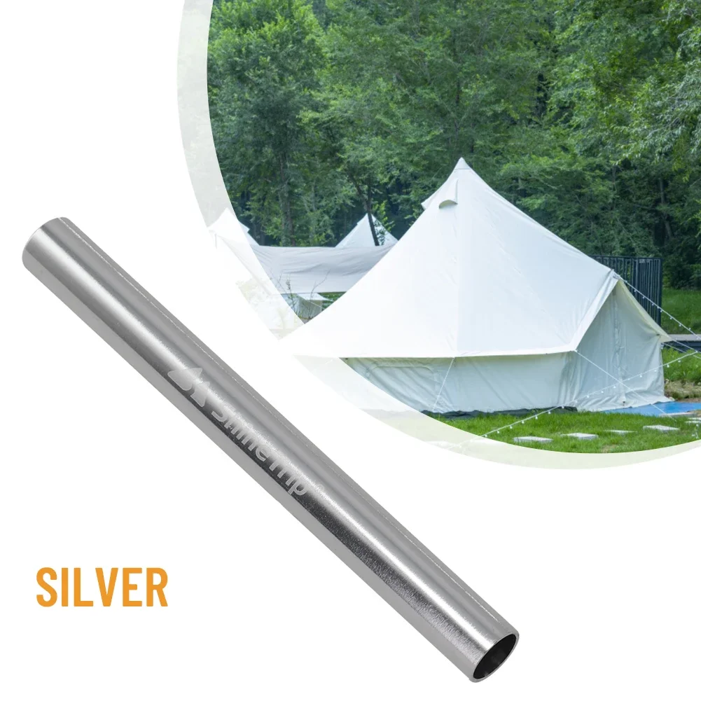 Tent Pole Repair Kit Inner Diameter Φ11mm Single Tube Length 130mm Aluminium Alloy Red/Silver Camping Equipment 