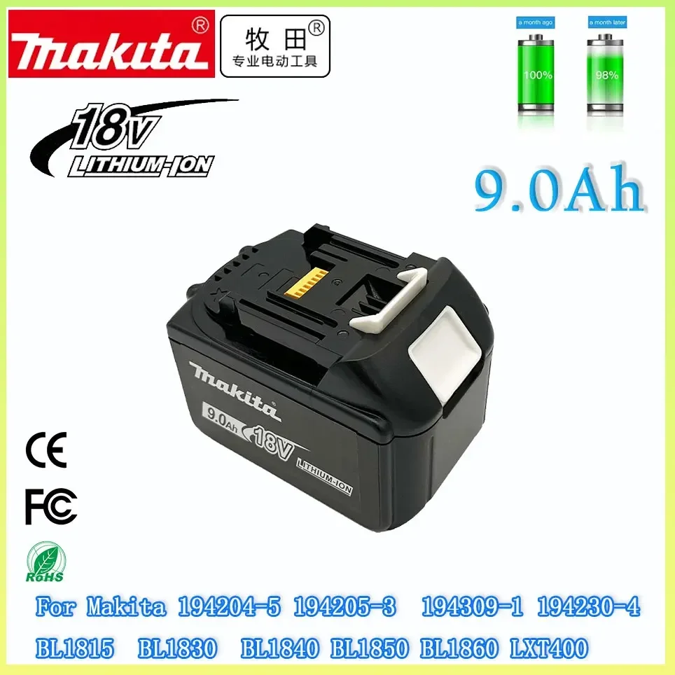 

100% Original Makita 9.0Ah 18V Li-ion Battery Charger DC18RF BL1840 BL1830 BL1430BL1440 DC18RC Charging Tool With USB Port