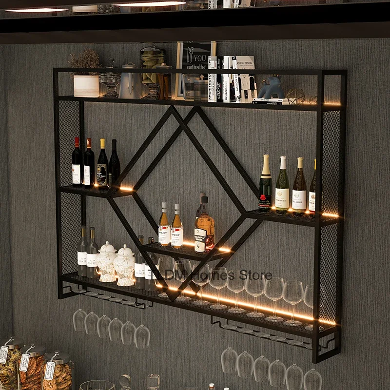 

Traditional Industrial Bar Cabinets Holder Hotel Lobby Modern Center Wine Racks Retail Cocktails Armoire Vitre Outdoor Furniture