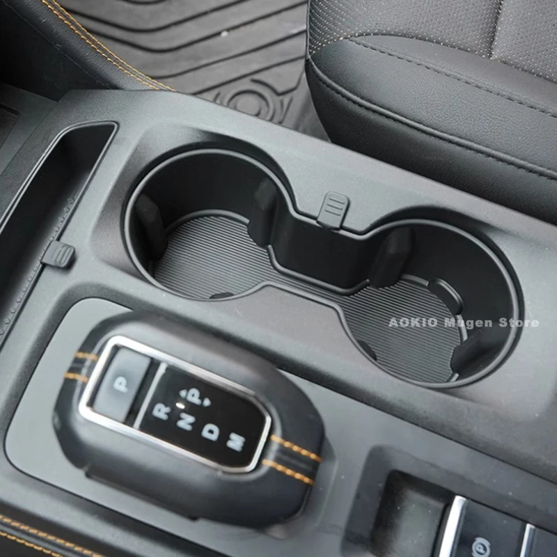 Car Central Console Water Cup Storage Box Armrest Storage Box for Ford Ranger Interior Accessories 2023 2024 2025