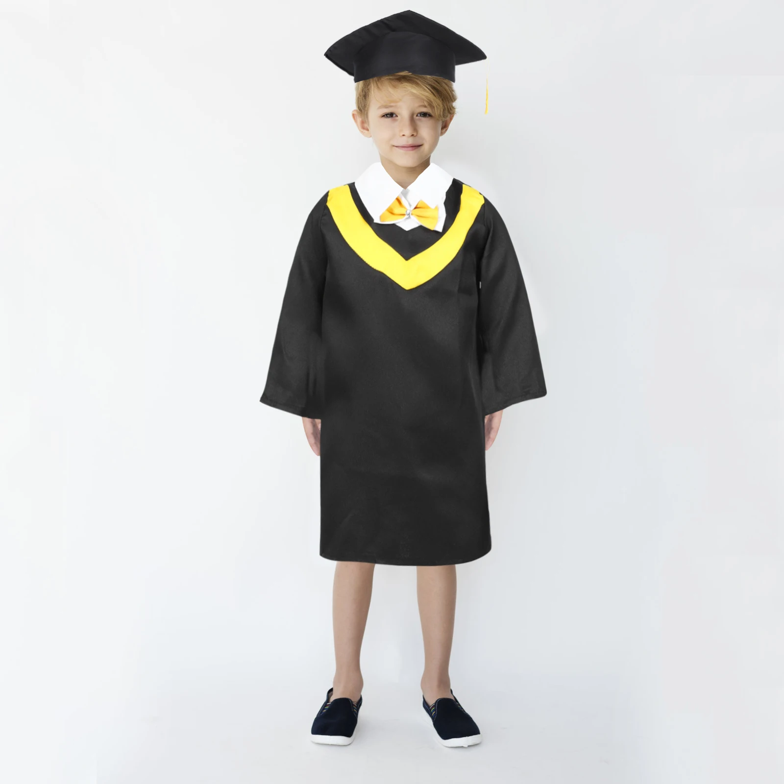 

Doctor's Hat Kids Graduation Gown Preschool Academic Dress Lightweight Comfortable Boys Girls Student Outfit Keepsake Milestones
