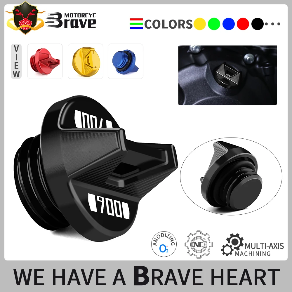 

For XSR900 XSR 900 80 Black XSR 900 ABS M20X2.5 Engine Oil Cap Oil Filler Cap Cover Motorcycle Accessories
