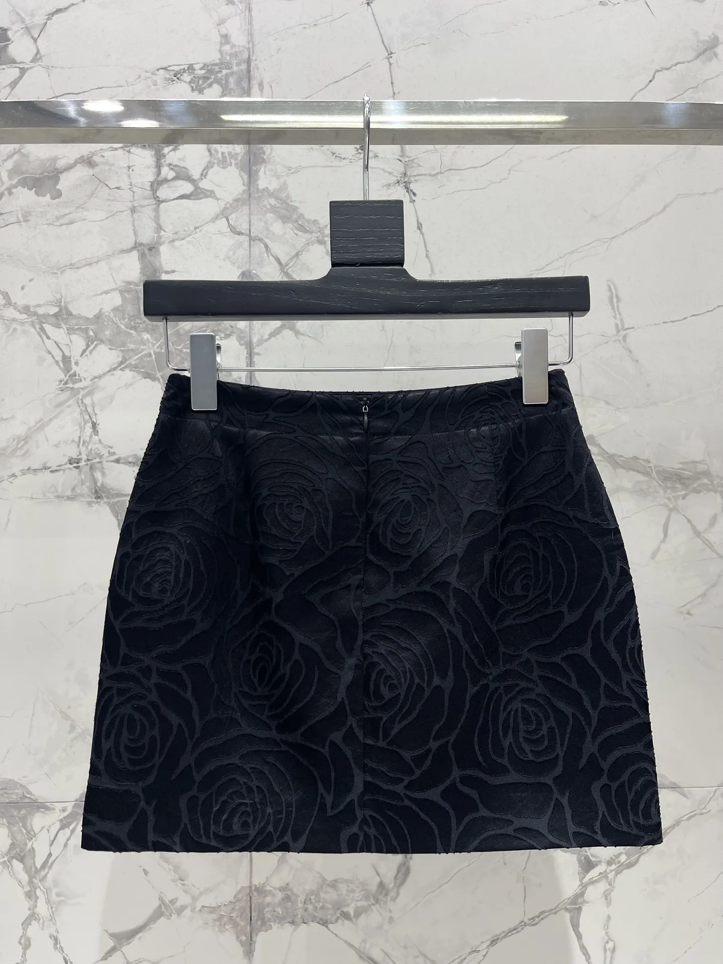 

Элегантная вышитая юбка с завышенной талией, А-силуэт, из полиэстера, повседневная, стильная и изысканная