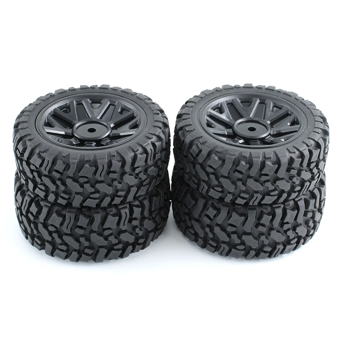 RC Car Front and Rear Tire Set for 144001, 144002,124008,124018,124019 RC Car Upgrade Parts Accessories