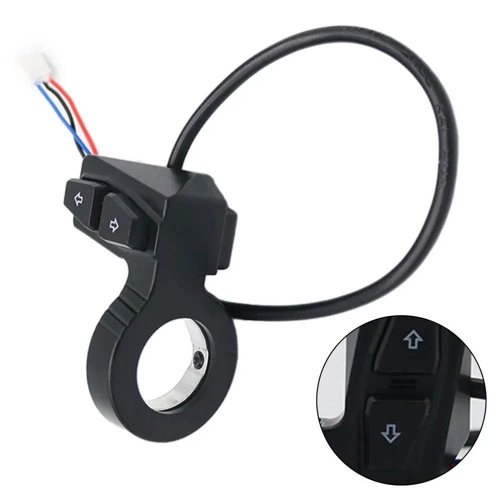 Ebike Switch Bicycle Turn Signal Switch For Private Land Use 3PIN Plug ABS Material Brand New Cable Length 1.5m