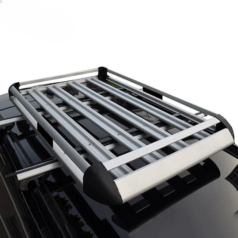 

Car Universal Roof Luggage Rack SUV Roof Parcel Or Luggage Rack Aluminum Alloy Double Layer Luggage Rack Automobiles Roof Racks