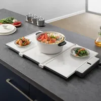 Morphy Folding Electric Food Warmer 220V Cooking Heating Board Household Table Food Warming Mat with Ceremic Cooktop Warm Food