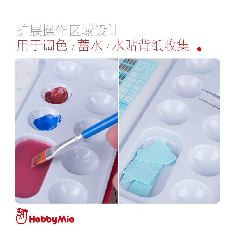 Humidor Multi Functional Wet Tray Waterborne Paint Pen Application Color Tool  Water Sticker Operation Box Hand Painted Paint