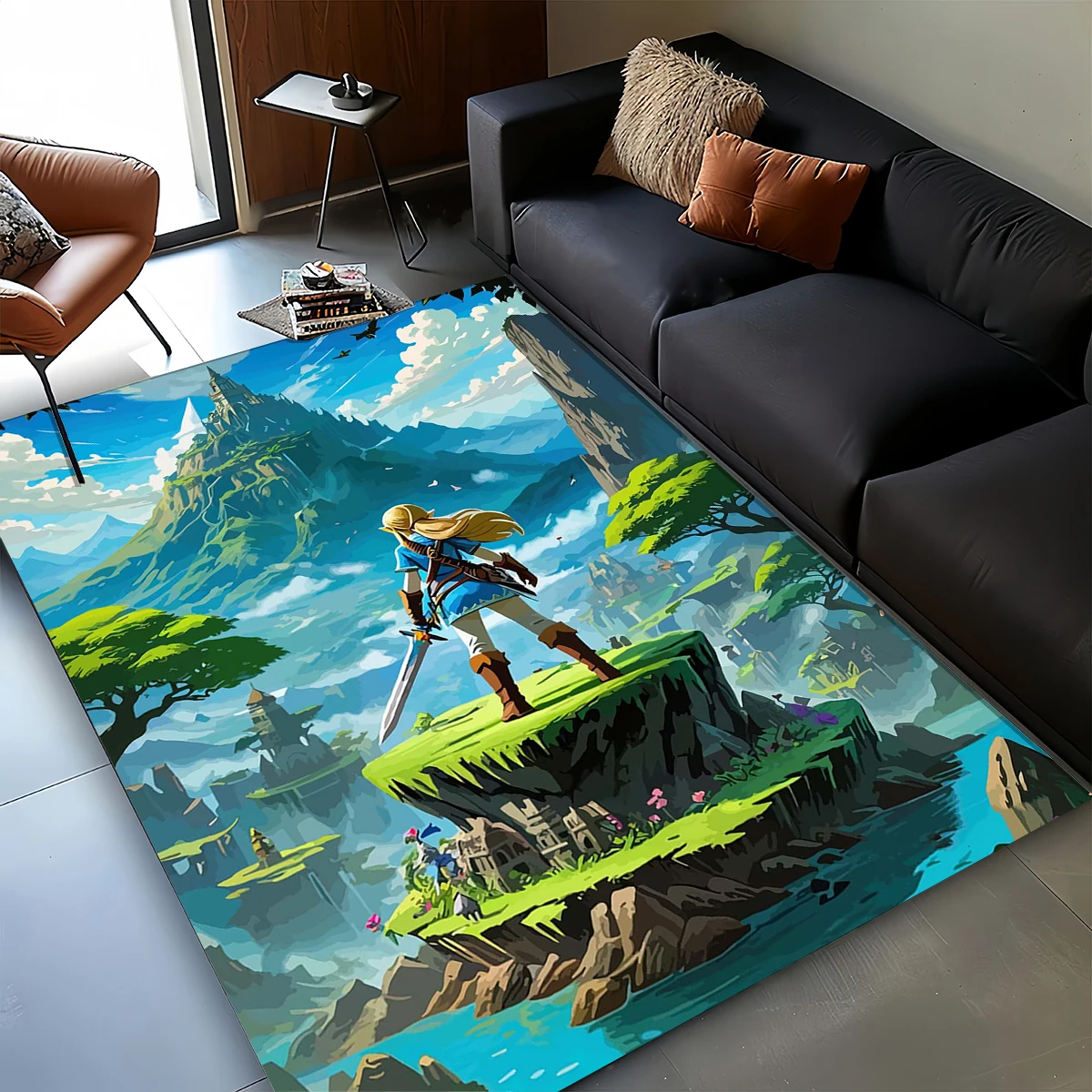 3D Printing Online Service - 3D Zeld Classic Game Carpet Rug
