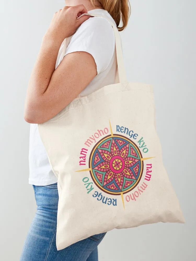 Nam Myoho Renge Kyo Tote Bag bag luxury women Reusable bags Canvas bag women