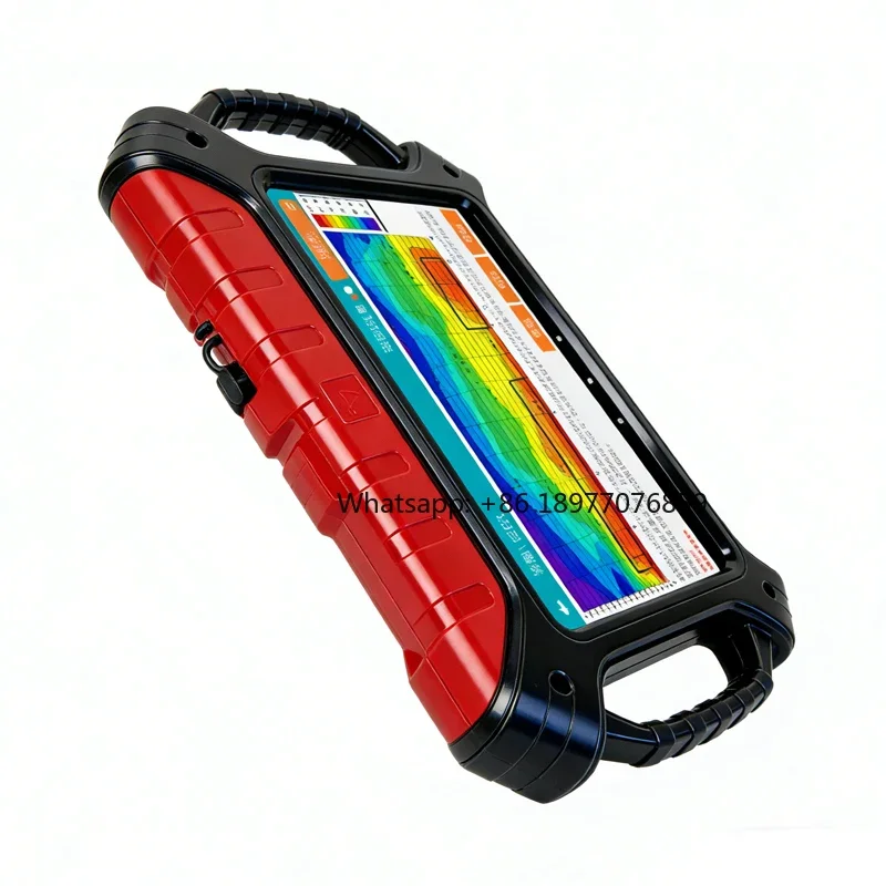ZN500P 500M Multi Channel 3D Touch Screen Underground Treasure Silver Copper Metal Detector Geological Exploration Tool