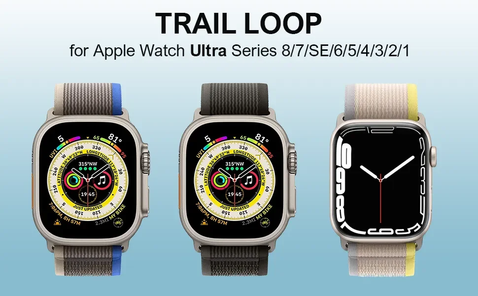 Trail Loop Armband für Apple Watch Ultra 3 2 49mm Armband 46mm 44mm 45mm 40mm 41mm 42mm Armband iWatch Series 11 10 SE 9 8 7 Correa – Detail 2