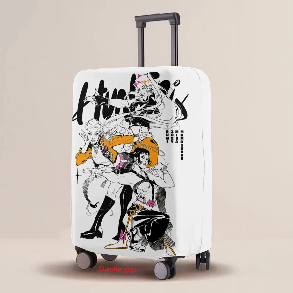 

Luggage Protective Cover Kpop Demon Hunters Wear-Resistant Fashion Elastic Cartoon Print Cover For Suitcase​