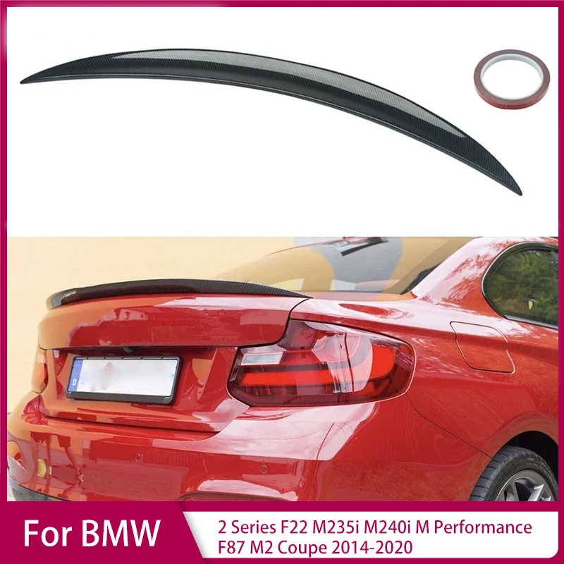 

Rear Trunk Spoiler Lip Spoiler Wing for BMW 2 Series F22 M235i M240i M Performance F87 M2 Coupe 2014-2020 Rear Spoiler Diffuser