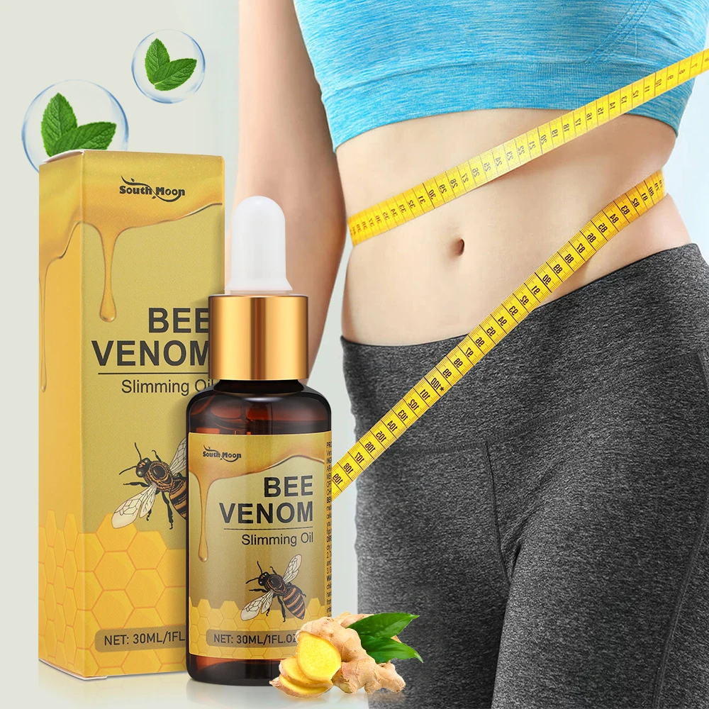 Bee Venom Slimming Essential Oil Deeply Moisturize Tighten Skin Improve Sagging Thin Leg Weight Loss Fat Burner Body Massage Oil