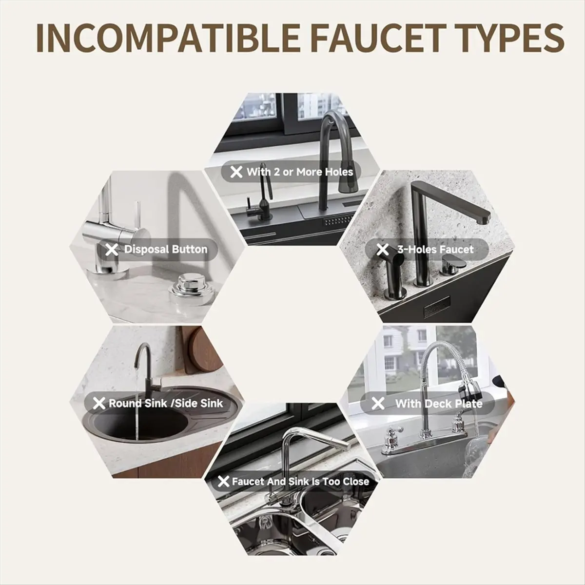 workjob Faucet Mat for Kitchen Sink, Drying Sink Protectors, Bathroom Faucet Splash Guard, Quick Dry Water Absorbing White
