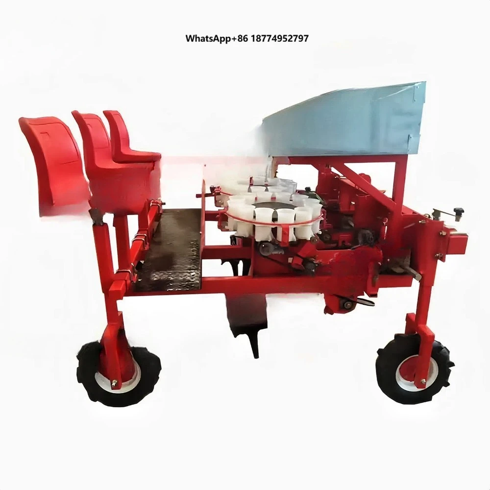 Multifunctional Vegetable Seedling Transplanter Tree Seedling Insertion Cultivator Four-Wheeled Tractor Home Use Tomato Western