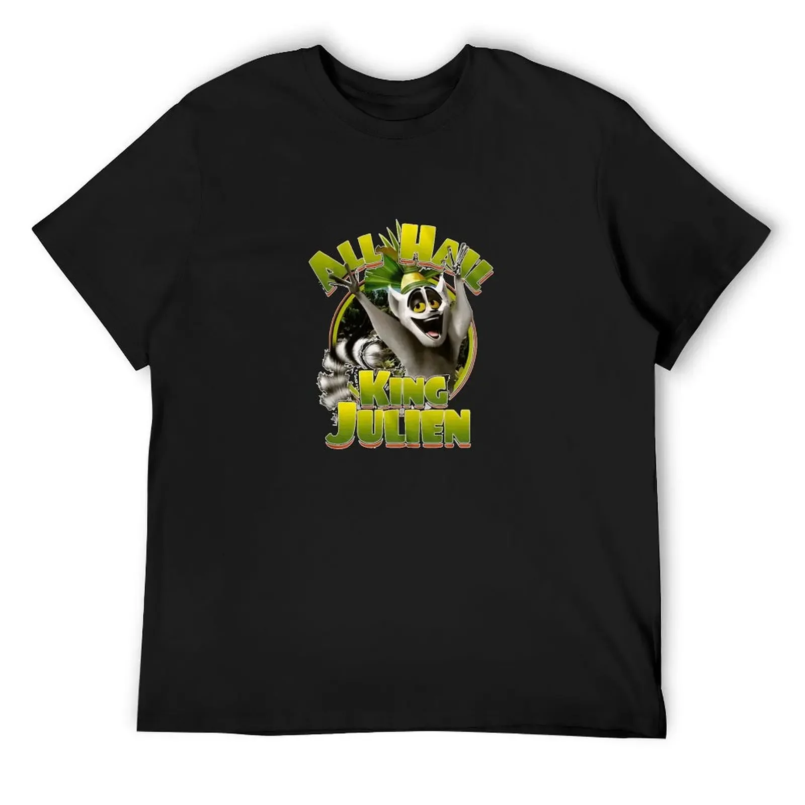 King Julien King Julien King Julien T-Shirt heavyweights aesthetic clothes blanks mens shirts graphic tee