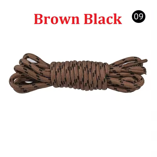 5MM Round Shoelaces Flower Dots Solid Laces Polyester Shoelaces Matching Sports Shoes Tooling Martin Boots Hiking Shoelaces - Image 21