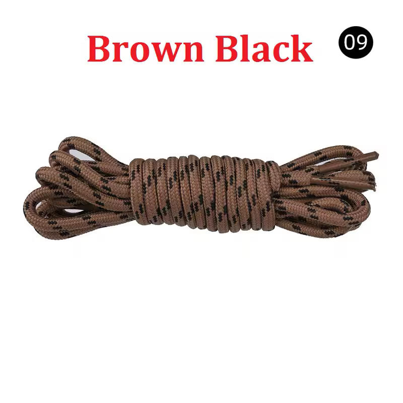 5MM Round Shoelaces Flower Dots Solid Laces Polyester Shoelaces Matching Sports Shoes Tooling Martin Boots Hiking Shoelaces - Image 21