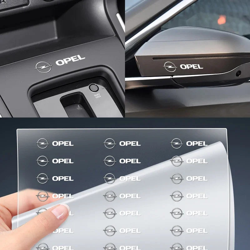 Creative stickers emblem Auto Decor Decals Car Window Wiper Stickers For Opel Infiniti Dacia Tesla Cadillac Land Rover Hyundai