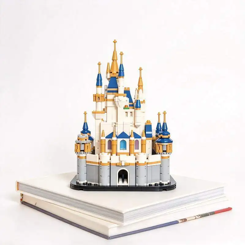 402PCS Mini Fairy Tale Royal Castle Model Building Blocks Magic Palace Architecture DIY Assembly Toy Creative Gift For Display