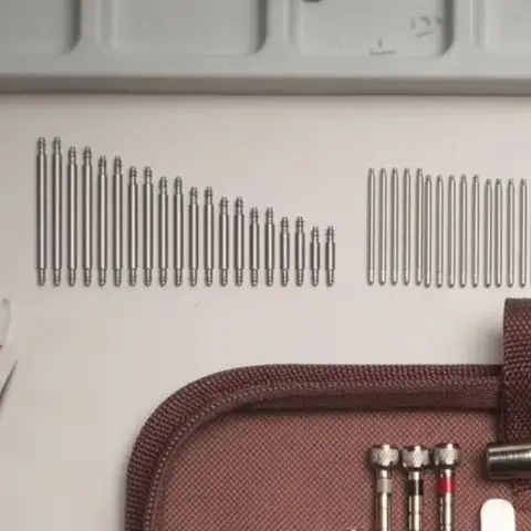 168-Piece Watch Repair Kit Featuring Case Opener Spring Bar Tool Pin Remover Screwdrivers and Tweezers for Full Watch Servicing