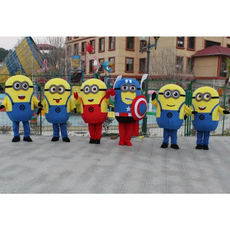 

Взрослый косплей желтый человек миньоны костюм талисмана реклама сценическое представление уличное шоу свадьба вечеринка сюрприз реквизит подарок
