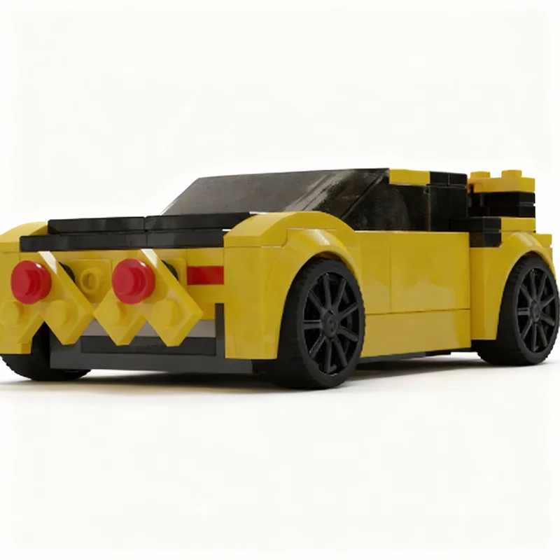 131pcs MOC City Champions Alternate Rally Car Model Building Blocks Christmas Gift DIY Art Collection Assemble Creative Birthday