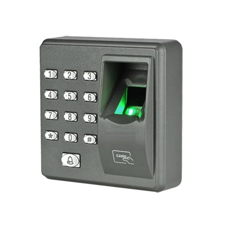 

July005 ZKT X7 Standalone Security Smart Fingerprint Scanner RFID Card Reader Biometric Fingerprint Door Lock Access Control Sys