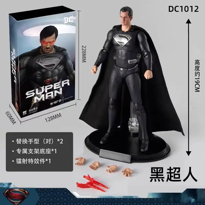 

Genuine Black Superman 1012 Batman Heavy Armor Figure Justice League Ornament Doll Moving Model Desktop Ornament Decoration
