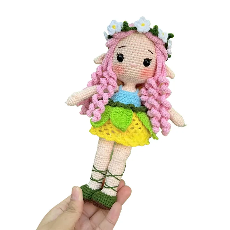 Crochet Dolls Anime Doll Elf Girl-Rosie Doll Birthday Gifts Home Deco Finshed Dolls