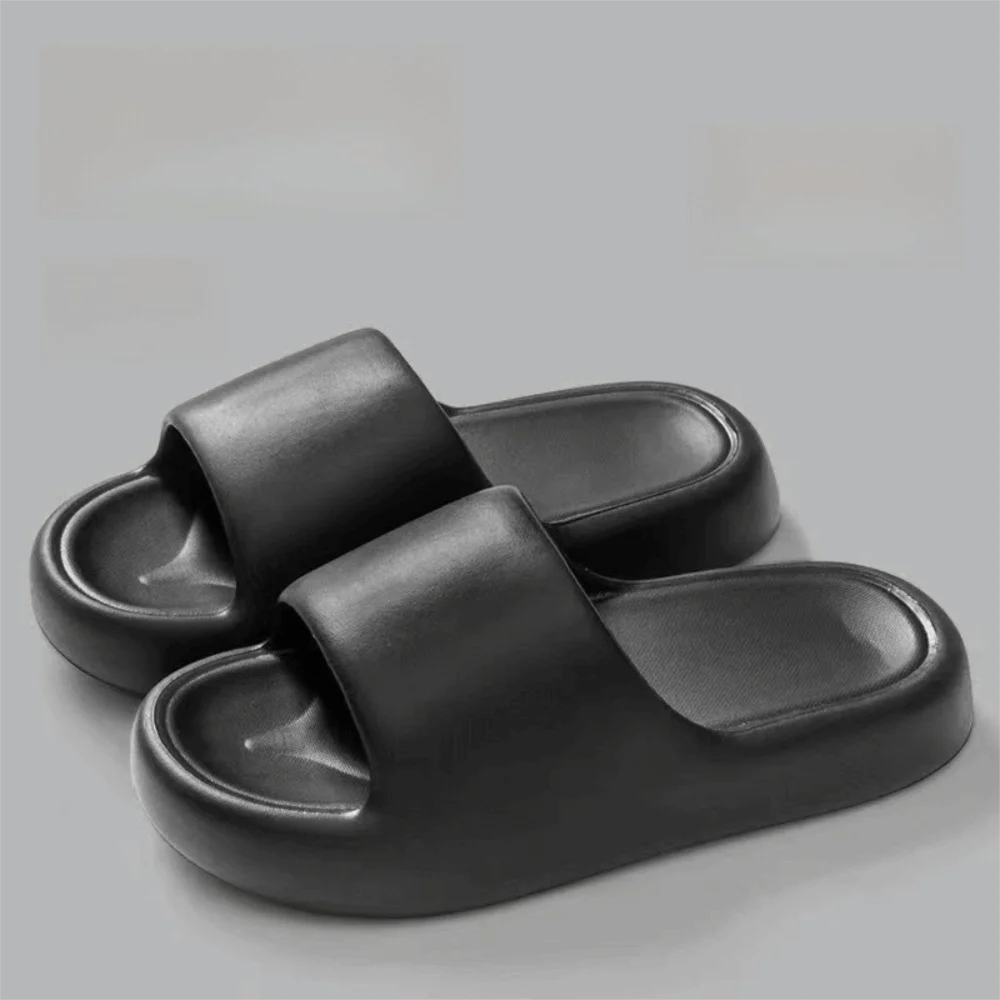 

New Anti-Slip Sports Slippers Wear-Resistant Casual Indoor Slippers Elevated Cool Slipper Home