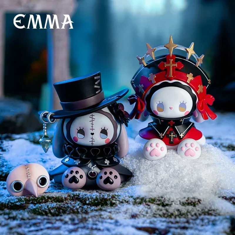 EMMA Secret Forest Frostveil Villa Series Blind Box Guess Bag Mystery Box Toys Doll Cute Anime Figure Desktop Ornaments Gift