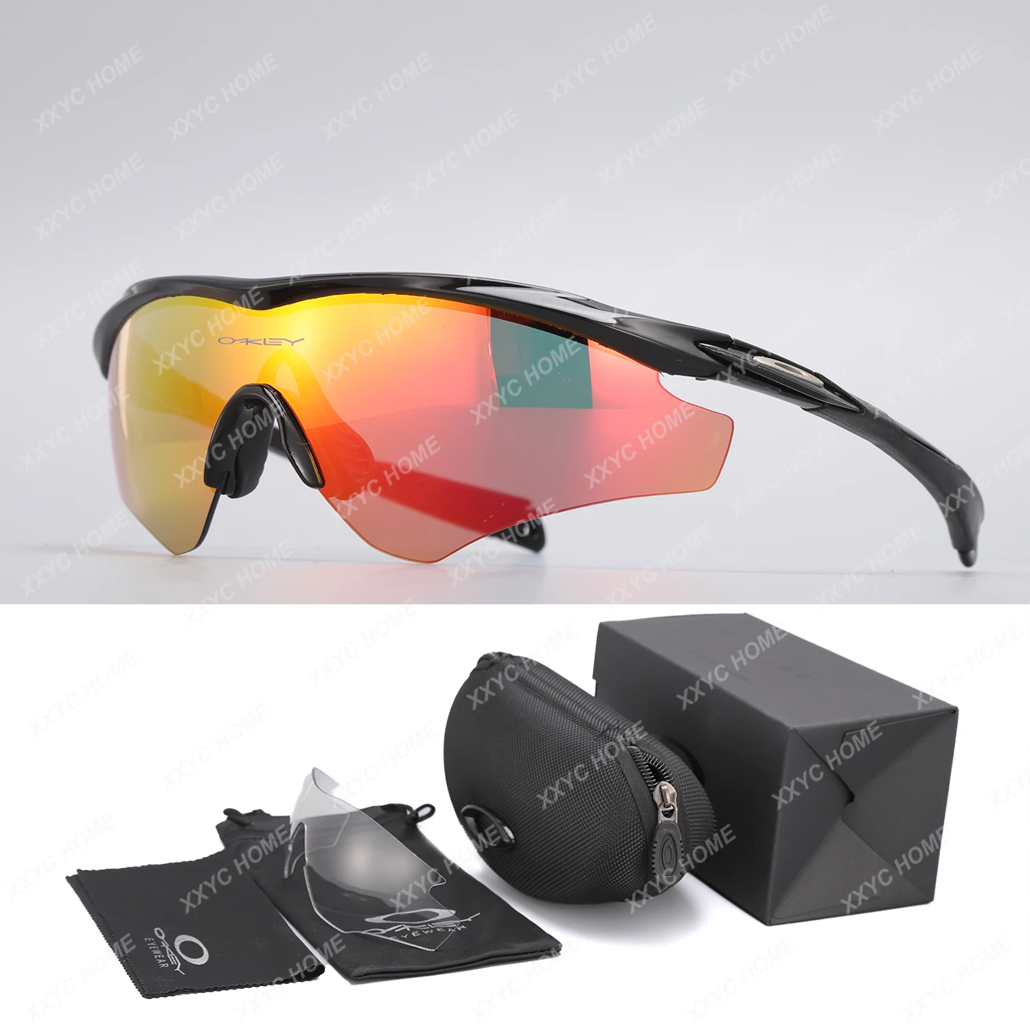 M2 9345 Cycling Athletic Glasses Highway Mountain Bicycle Polarized Glasses for Riding Sunglasses Running Goggles