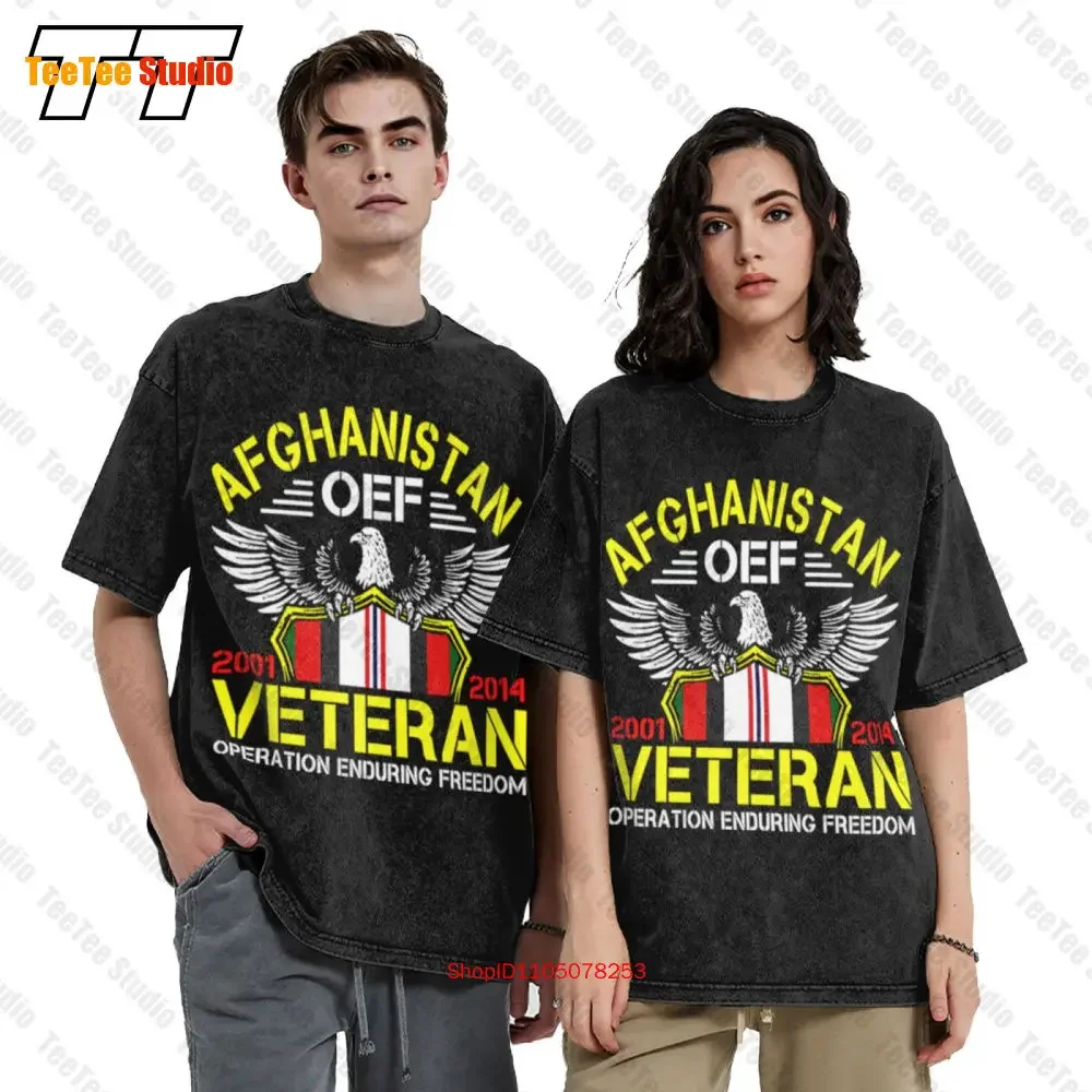 Afghanistan Oef Veteran Operation Enduring Freedom 2001 2014 Eagle  T-Shirt 66OO