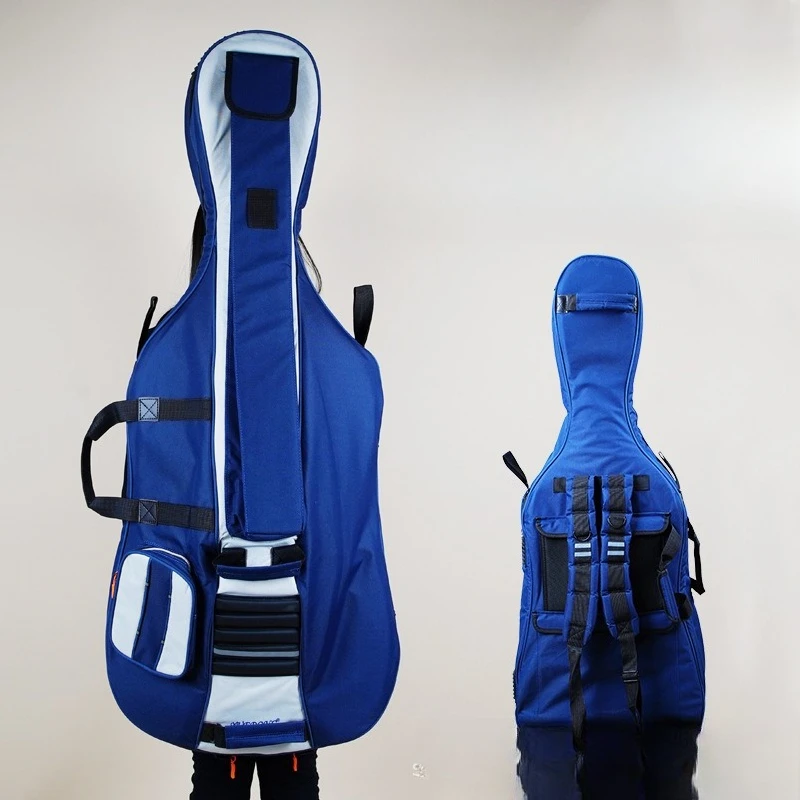 

Cello bag Thickened Oxford cloth Micro waterproof 4/4 piano available Double shoulder back piano bag with rollers