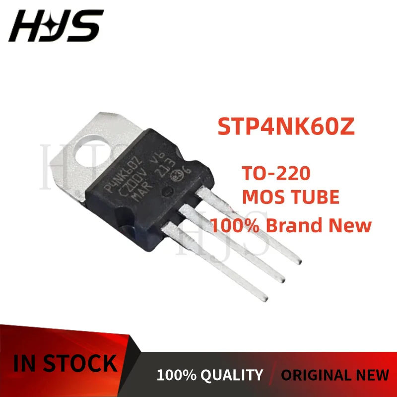 10Pcs STP4NK60Z STP4NB80 STP80NS04Z STP15NM60ND STP15810 STP55NE06 STP40N60M2 STP25NM50N TO-220 Brand New