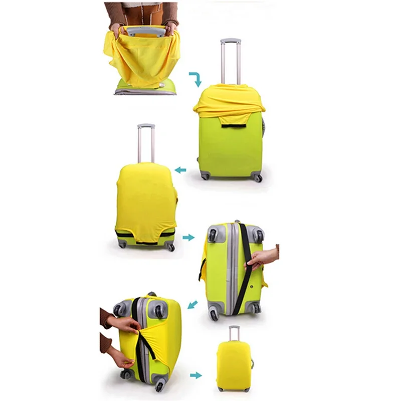 New Cover Stretch Fabric Suitcase Protector Baggage Dust Case Suitable for 18-32 Inch Travel Organizer