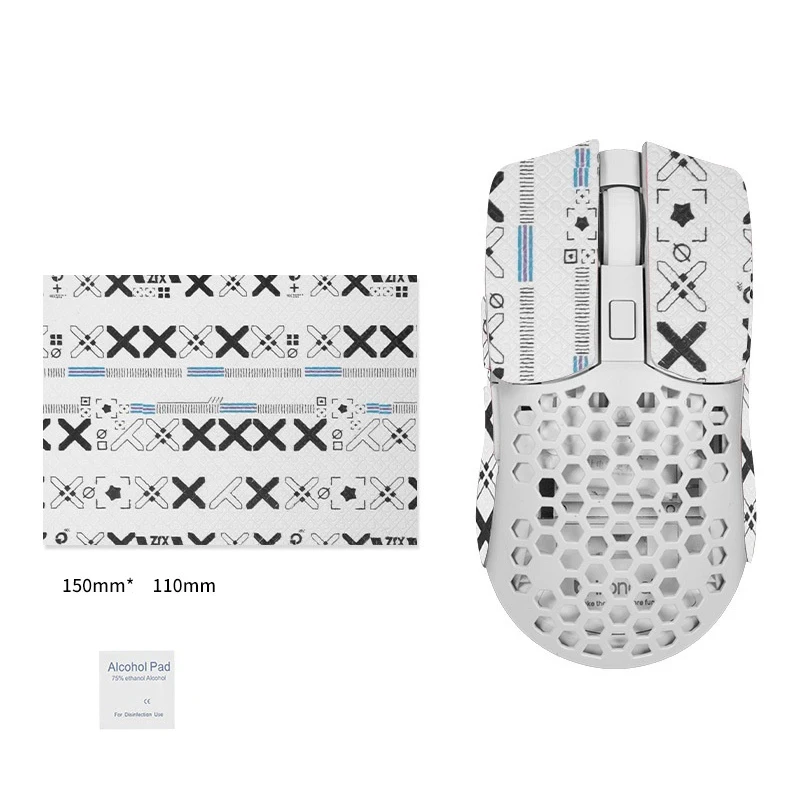 15*11cm ユニバーサルスタイル滑り止めDIYゲーミングマウスステッカー、防汗、耐摩耗性、デスクトップおよびラップトップPC用