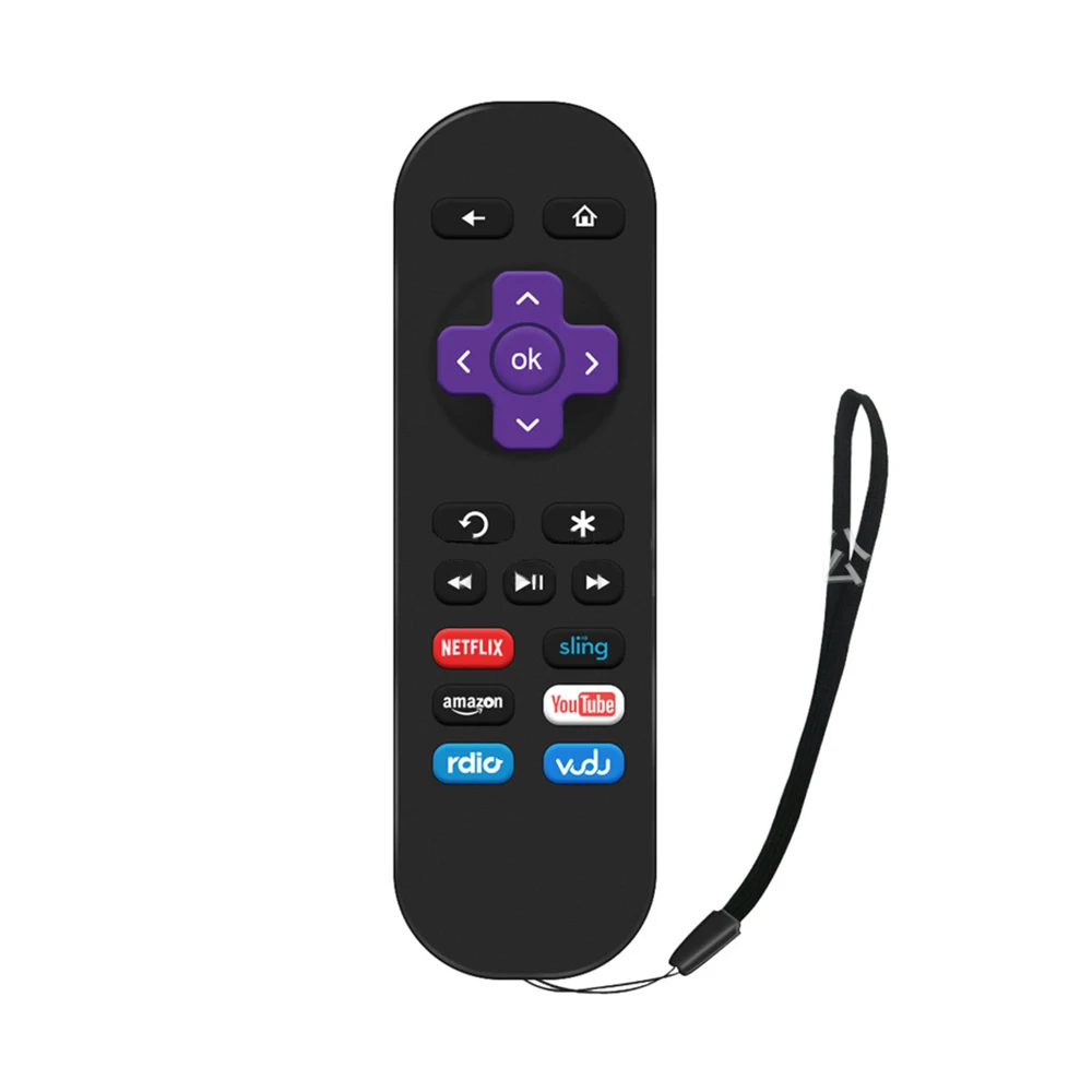 New Remote Control Compatible with Roku 1 2 3 Replacement for Roku Express\\Express+ LT/HD/XD/XDS/N1 9 More Learning Keys