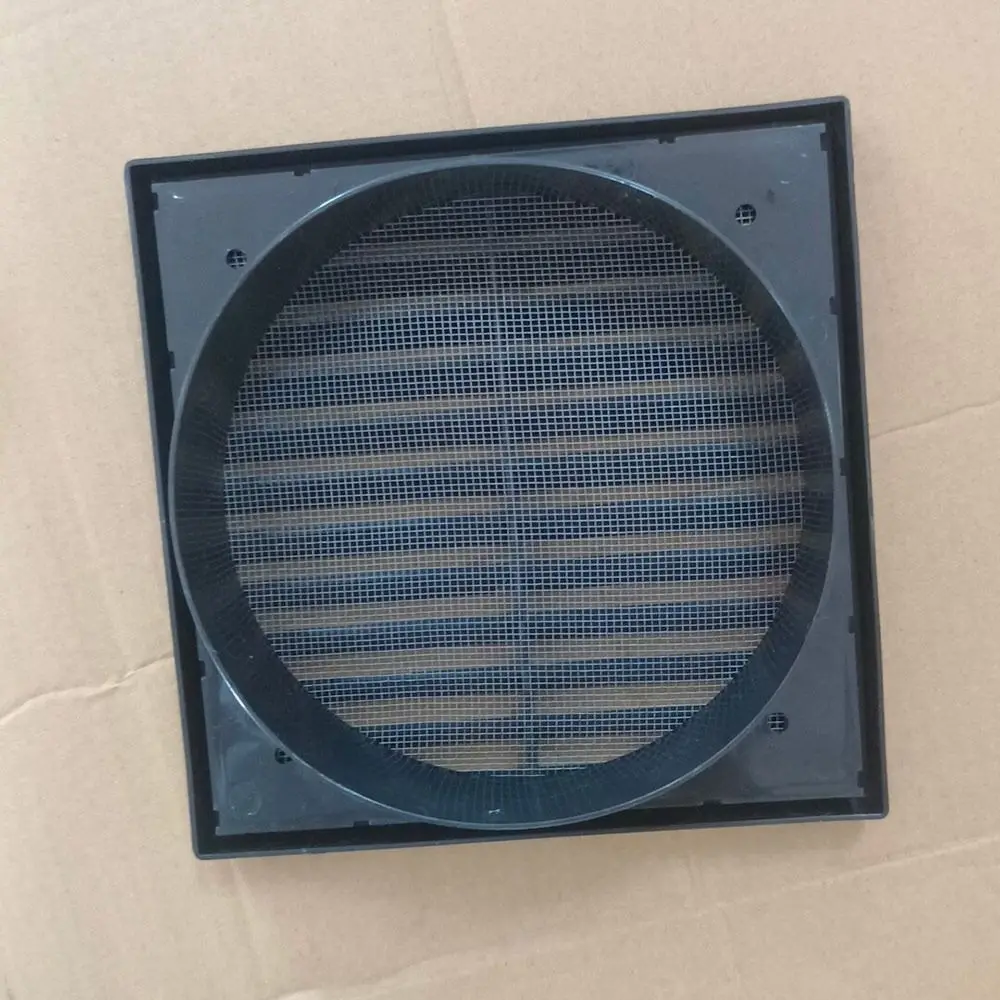 Durable 4/5/6/8In Air Vent Grille Cover Fiber Mesh Square Ventilation Grille Exhaust Outlet Cover Ventilation Accessories