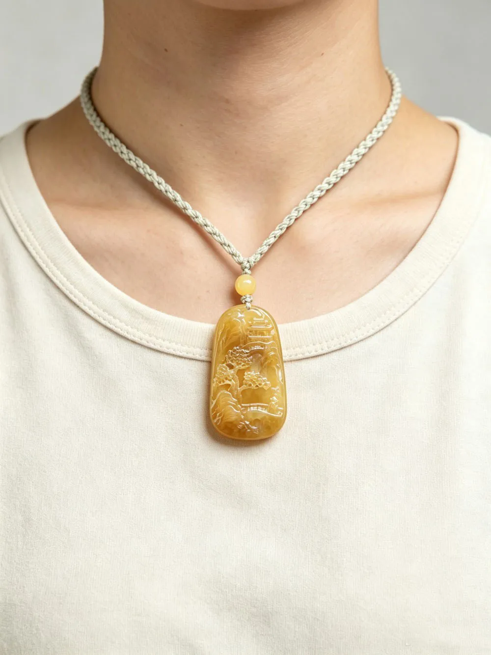 Genuine Natural A Jade Emerald High-Grade Jade Pendant Ice Pendant Men's Necklace Fashion Jewelry Luxury Necklace Best Selling