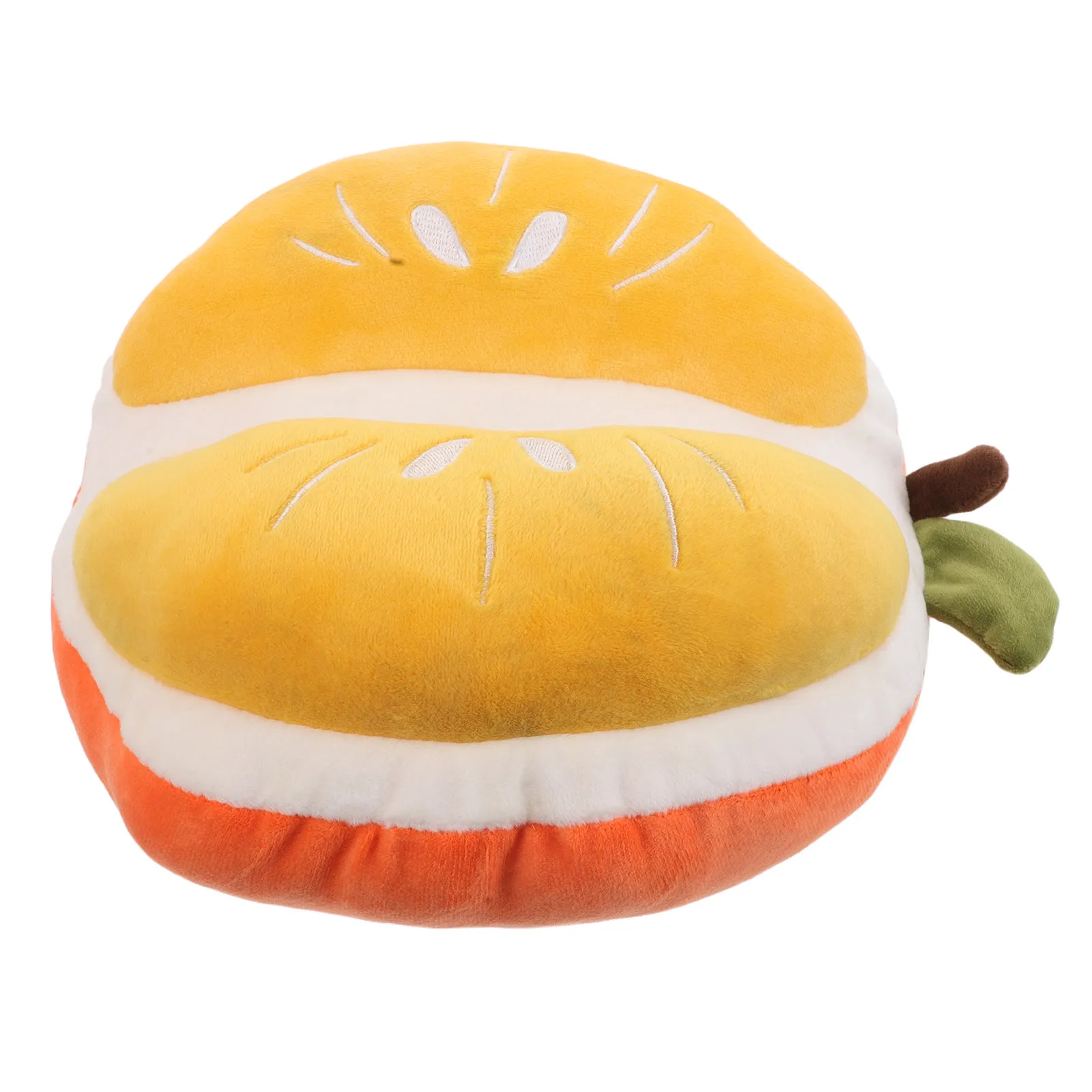 Orange Themed Pillow Lifelike Fruit Shape Soft Comfortable Decorative Cushion for Sofa Couch Chair Bedroom Living Room Hugging - view 4