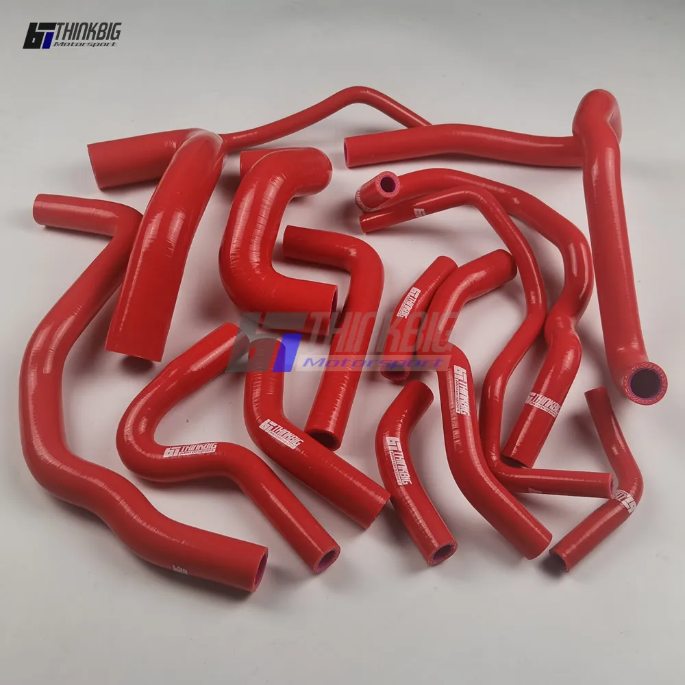 Silicone Radiator Slang Kit Voor 1997-2005 Audi S4/RS4 B5 /A6 C5 2.7T Bi-turbo (13Pcs)