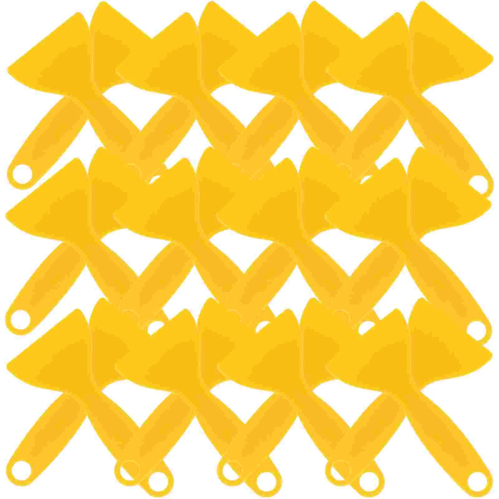 25pcs Car Film Changing Tool Gap Scraper Coating Film Closing Tool Car Gadget Film Replacement Device for Car Home Shop (Yellow)