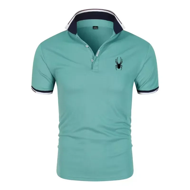 Newly released hot brand Polo shirt cotton blended spring and summer men\'s outdoor sports T-shirt casual sports fashion top