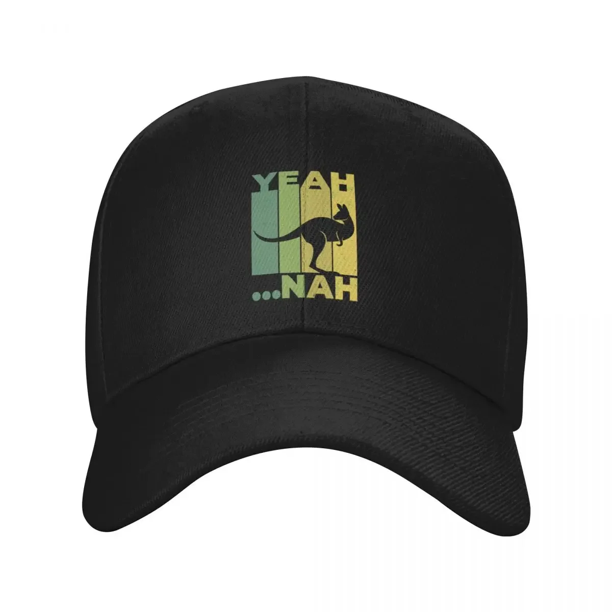 Yeah Nah - Australian Sayings - Funny Australian Kangaroo Baseball Cap Horse Hat New Hat For Women Men's