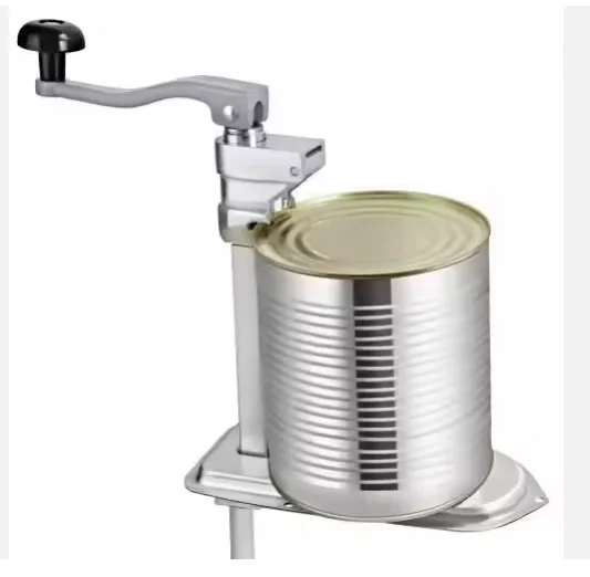 Heavy Duty Commercial Can Opener, Manual Hand-Turn Industrial Can Opener for Large Top-Open Cans