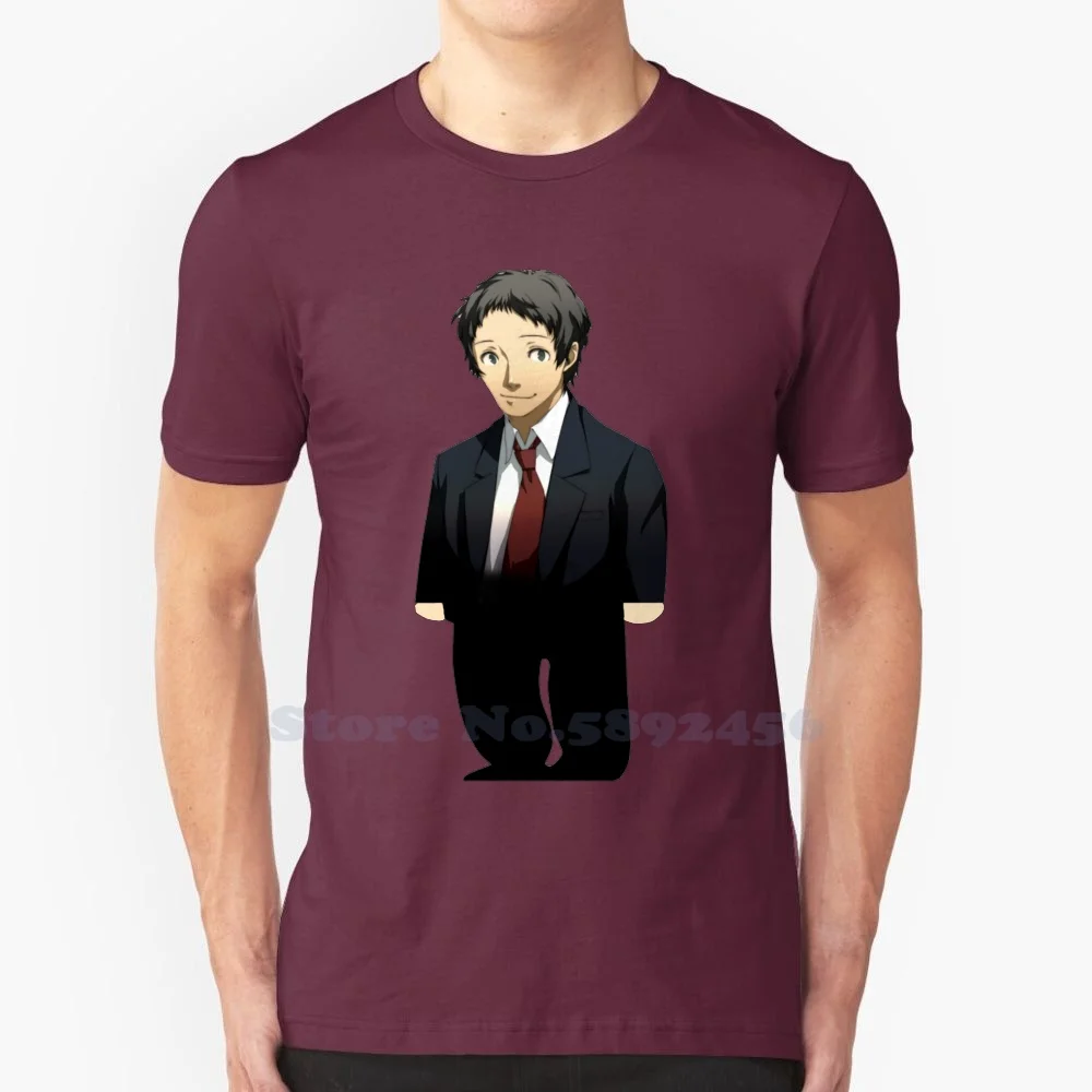 Adachi From Persona High-Quality 100% cotton T-Shirt